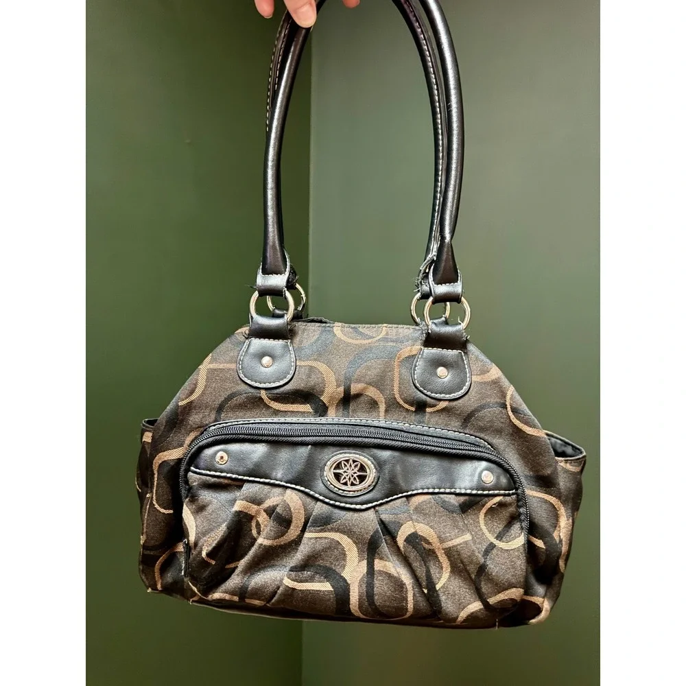 Y2K Brown &‎ Black Shoulder Bag